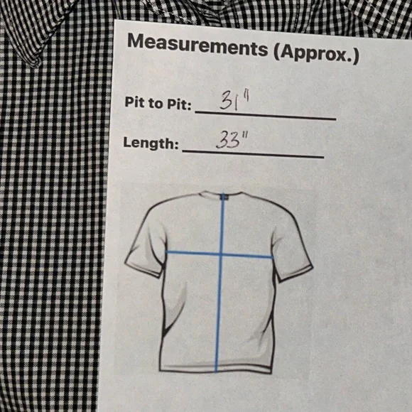 CM Gold Series Men's Black Checkered Casual Button Down Shirt - Picture 8 of 8